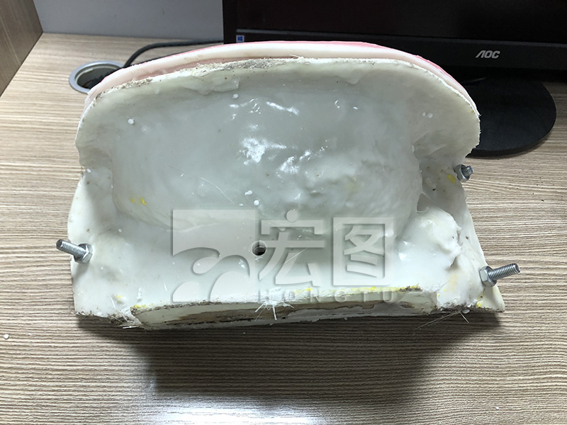 水牛摆件硅胶模具树脂纤维外壳